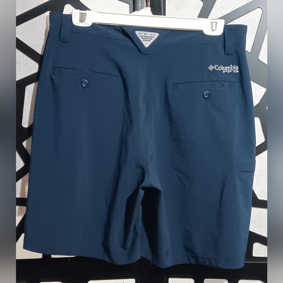 Men's Columbia PFG- MENs Shorts - Navy - Sz 32W 8L - Picture 2 of 9